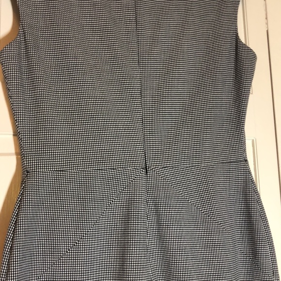 Calvin Klein Houndstooth Cap Sleeve Sheath Career Dress SZ 8 R2 - Picture 5 of 8